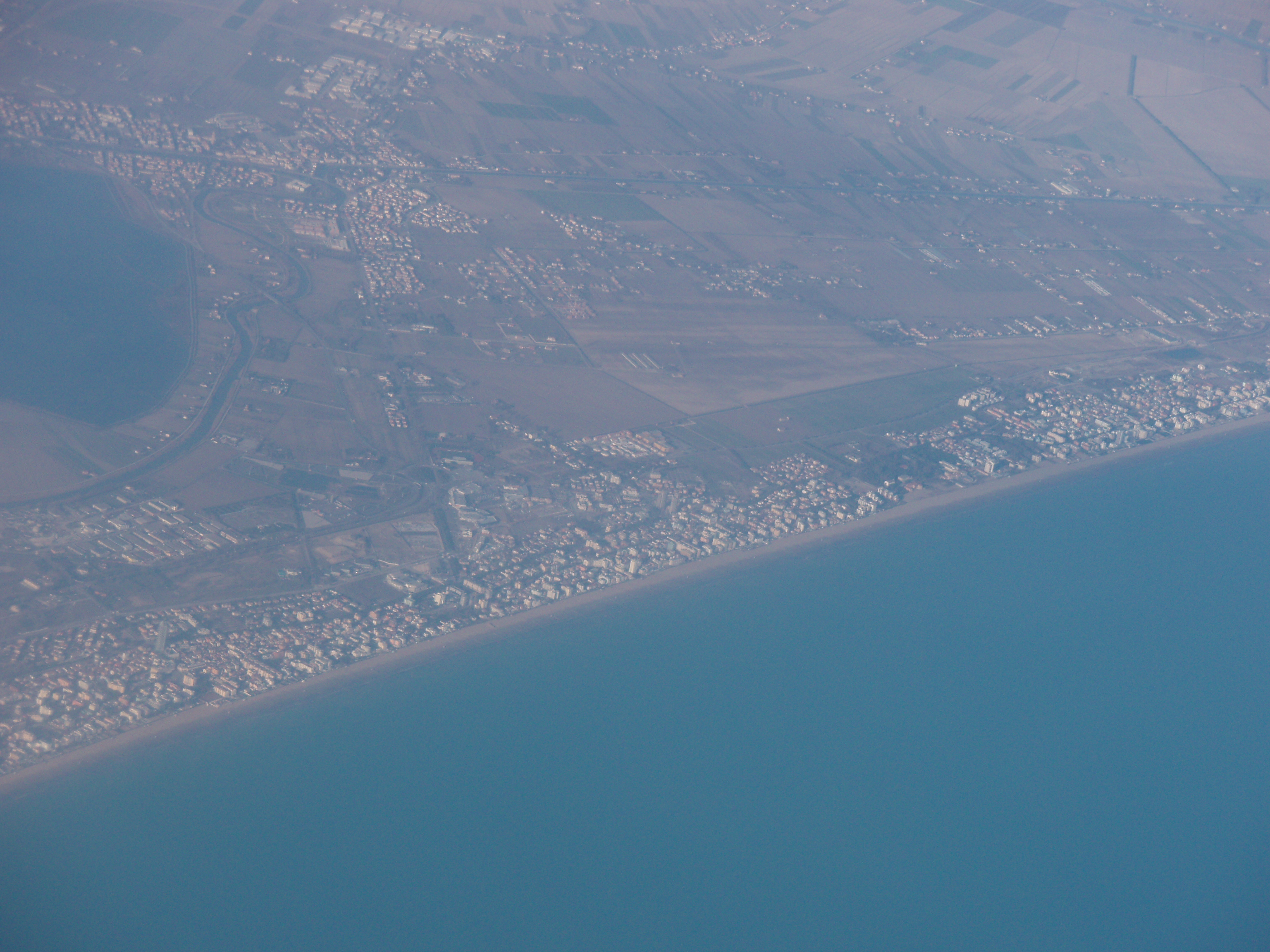 Treviso from plane